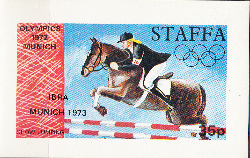 W STAFFA 002B MUNICH IBRA ON MUNICH OLYMPIC EQUESTRIAN