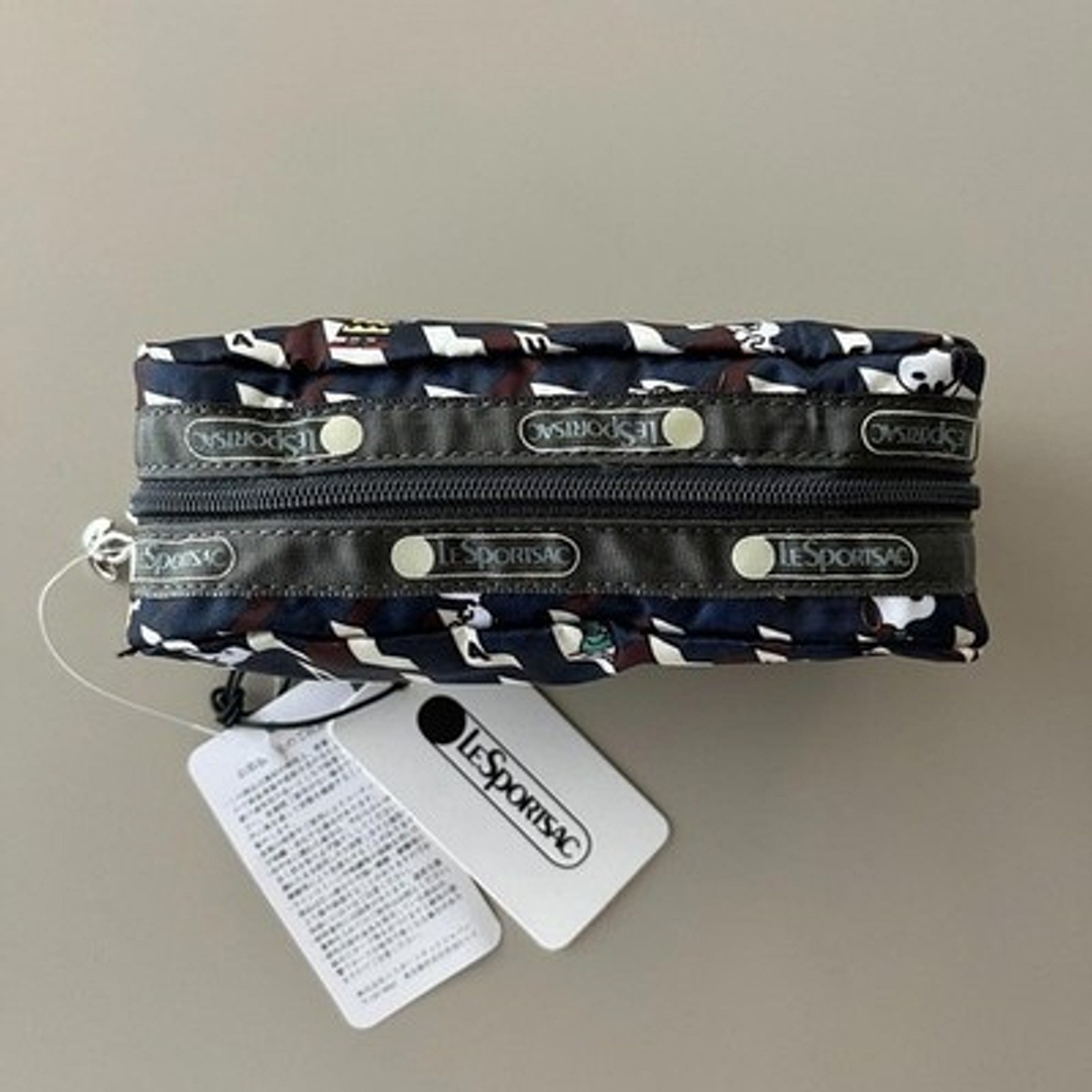 Lesportsac Snoopy Rectangular Cosmetic Bag NWT