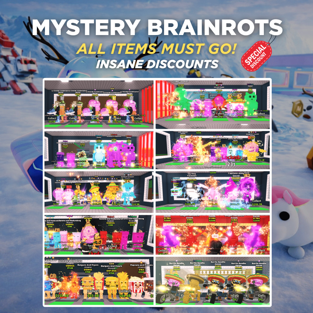 Cheap Mystery Brainrot Value | Steal a Brainrot (SAB) Secret Item Bundle 1B 2B