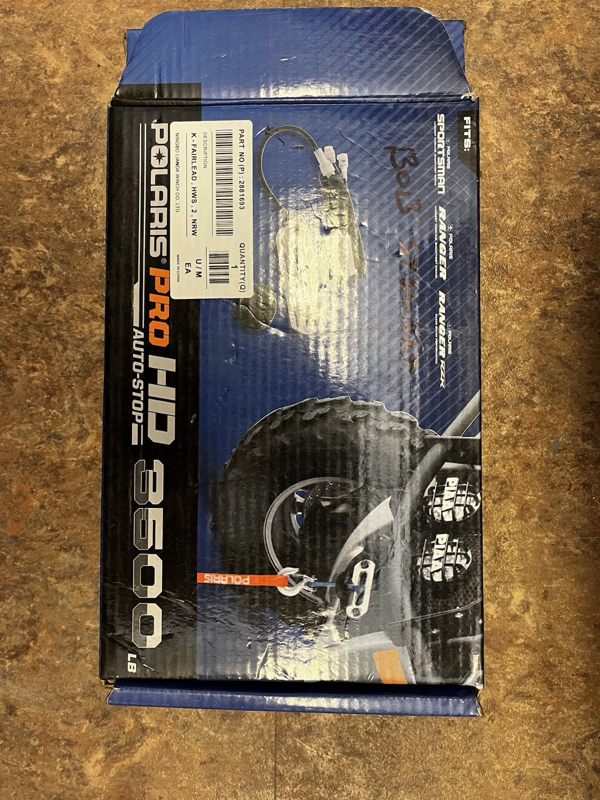 Polaris Auto Stop Upgrade, Winch | 2881693   (LOCEB3)