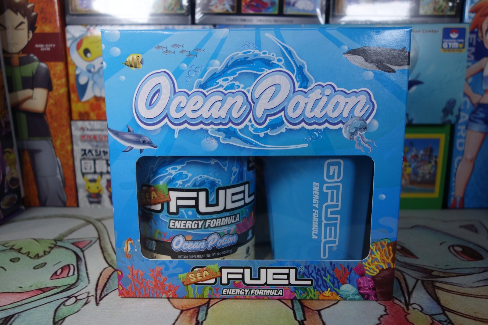 Sea Fuel Ocean Potion G Fuel Collector's Box Team Seas - Sold Out  Mr Beast