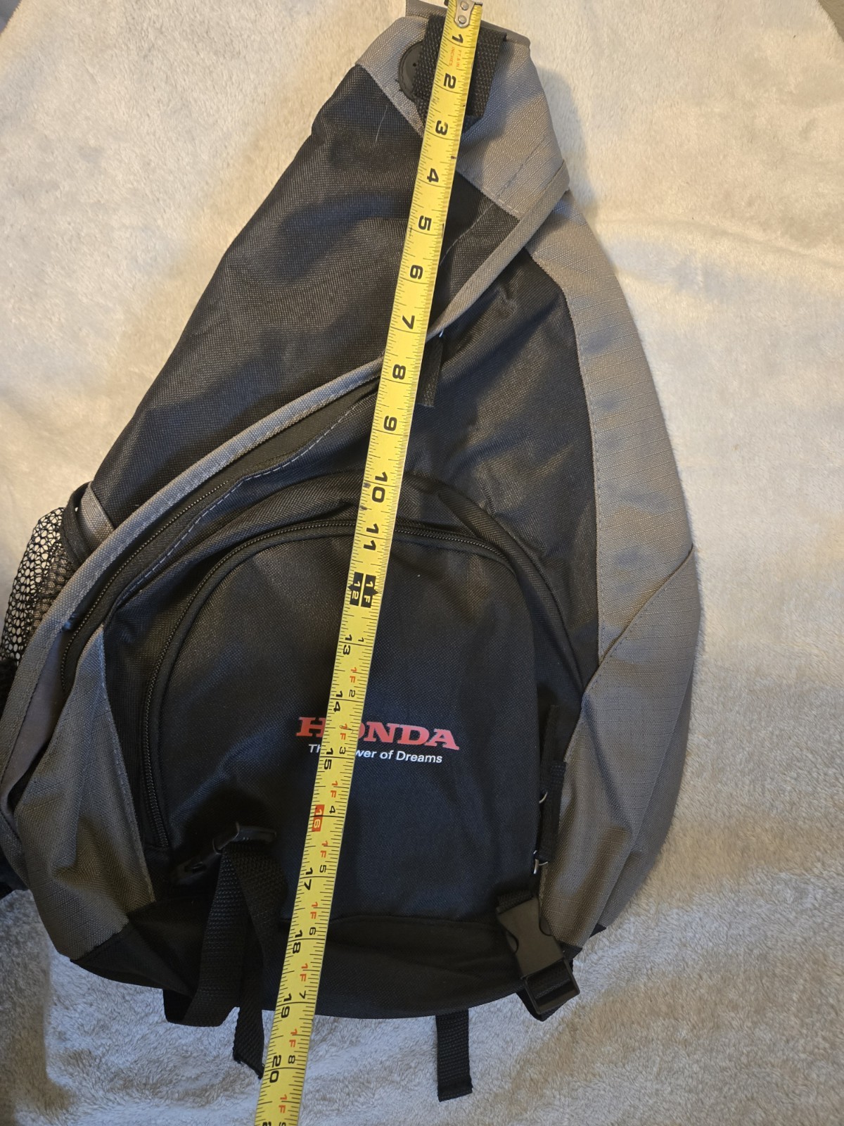 Honda Slingback Backpack Black/Grey