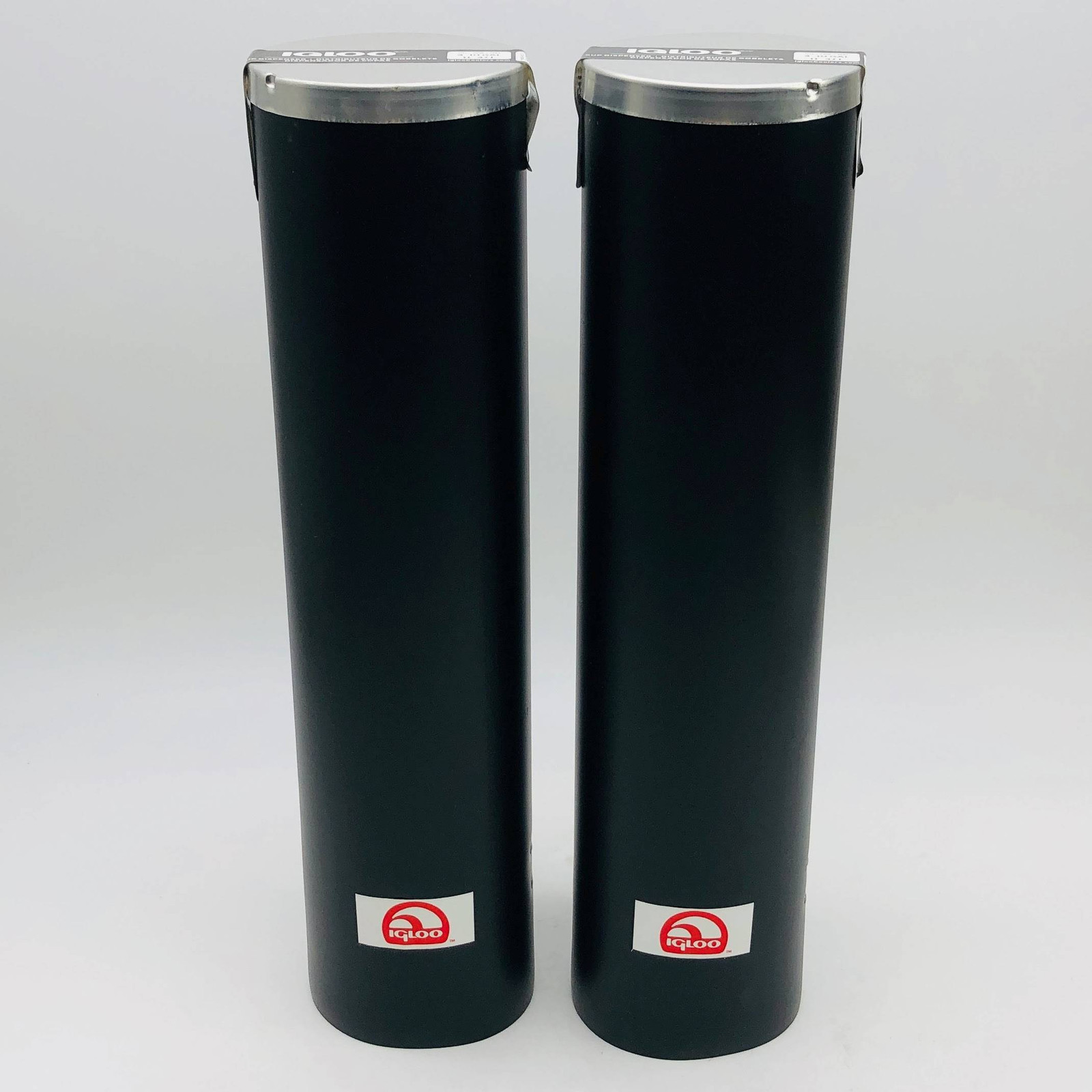 2x Igloo 9534 Cup Dispenser 7 to 8oz Black Plastic Fits 3-10 Gal Wtr Colrs