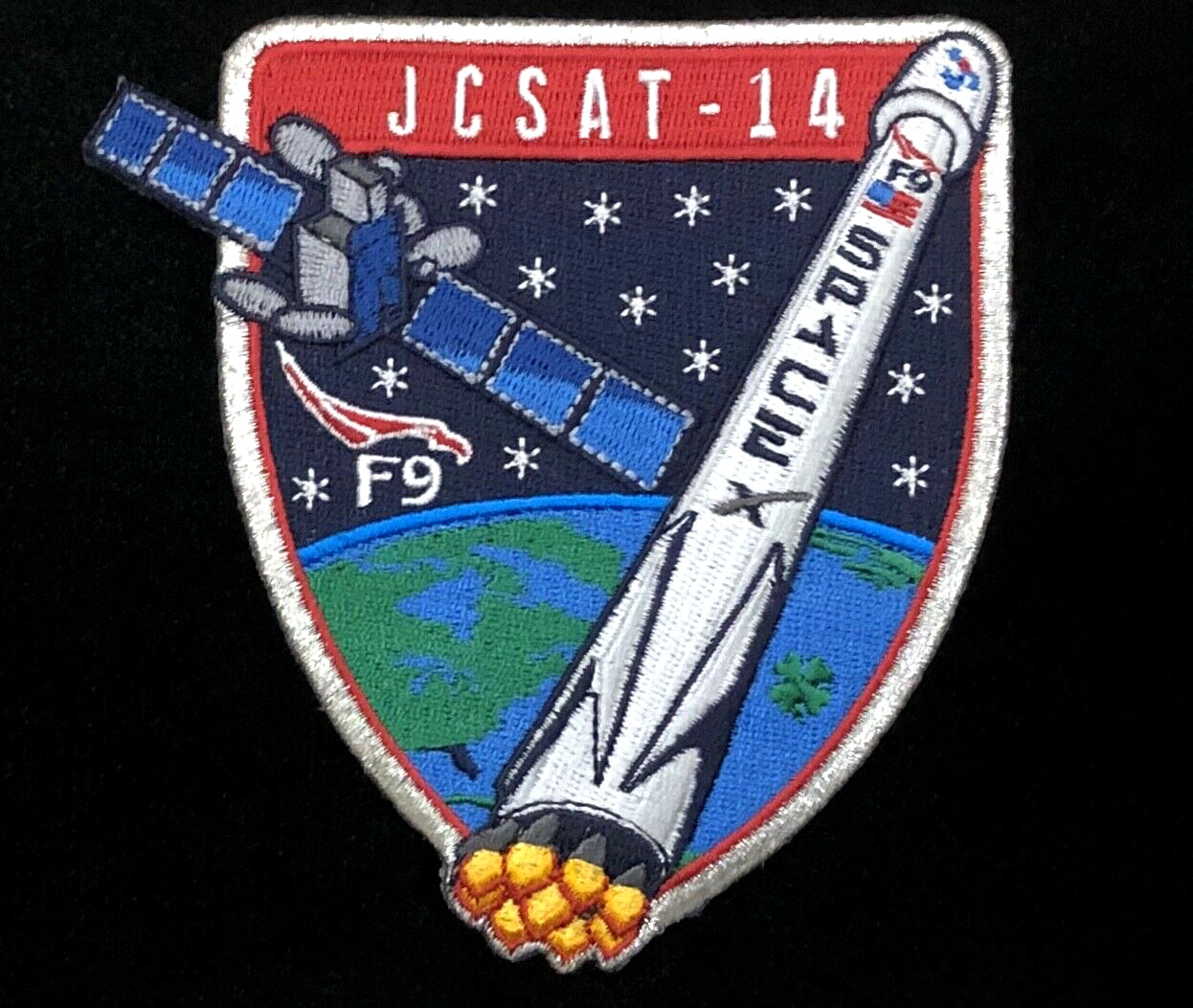 JCSAT-14 FALCON 9 F9 SPACEX  SPACE-X PATCH 🚀