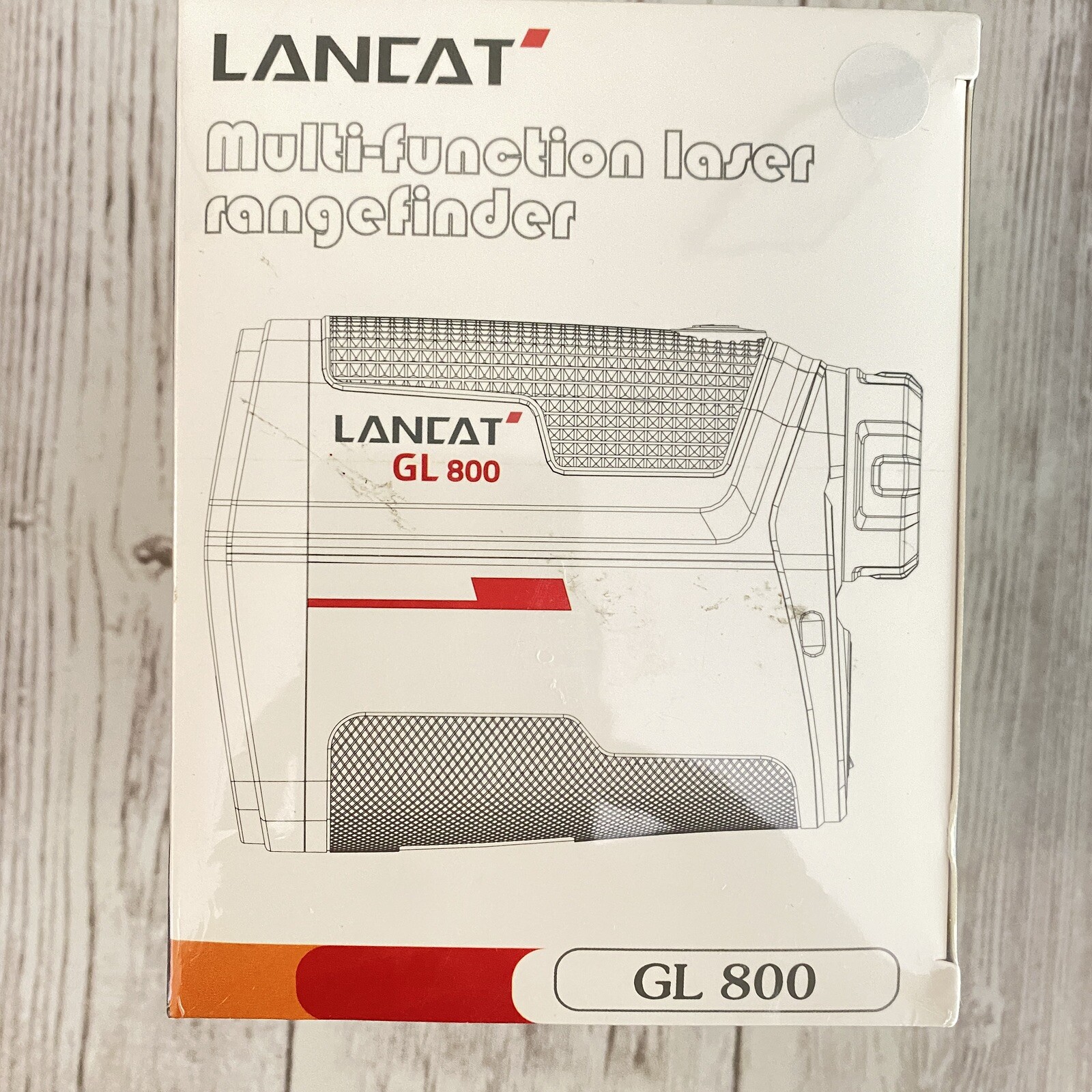 LANCAT GL800 Golf Laser RangeFinder with Flag Lock, 800 Yard Range, 6X Magnific