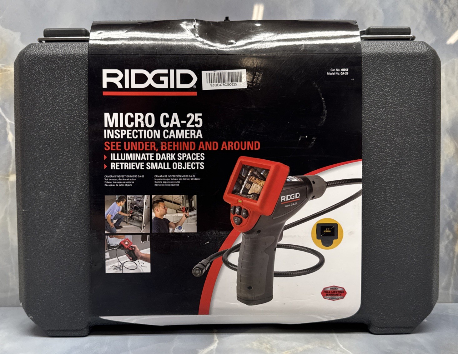 RIDGID Micro CA-25 Digital Handheld Inspection Camera w/LED Light 40043 (SEALED)