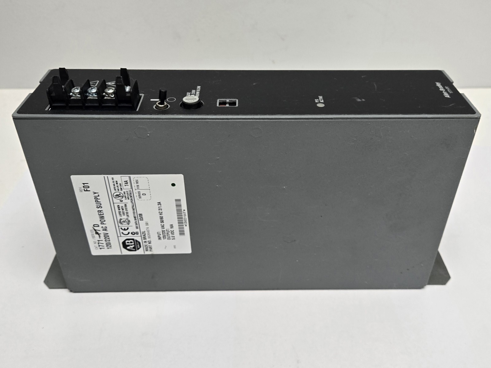ALLEN BRADLEY POWER SUPPLY 1771-P7 D.