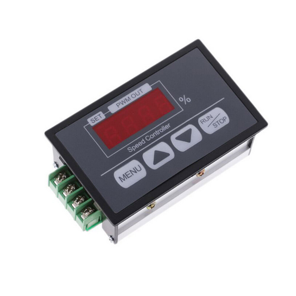 2pcs 30A 6-60V PWM DC Motor Speed Controller Slow Start Stop Digital Controller