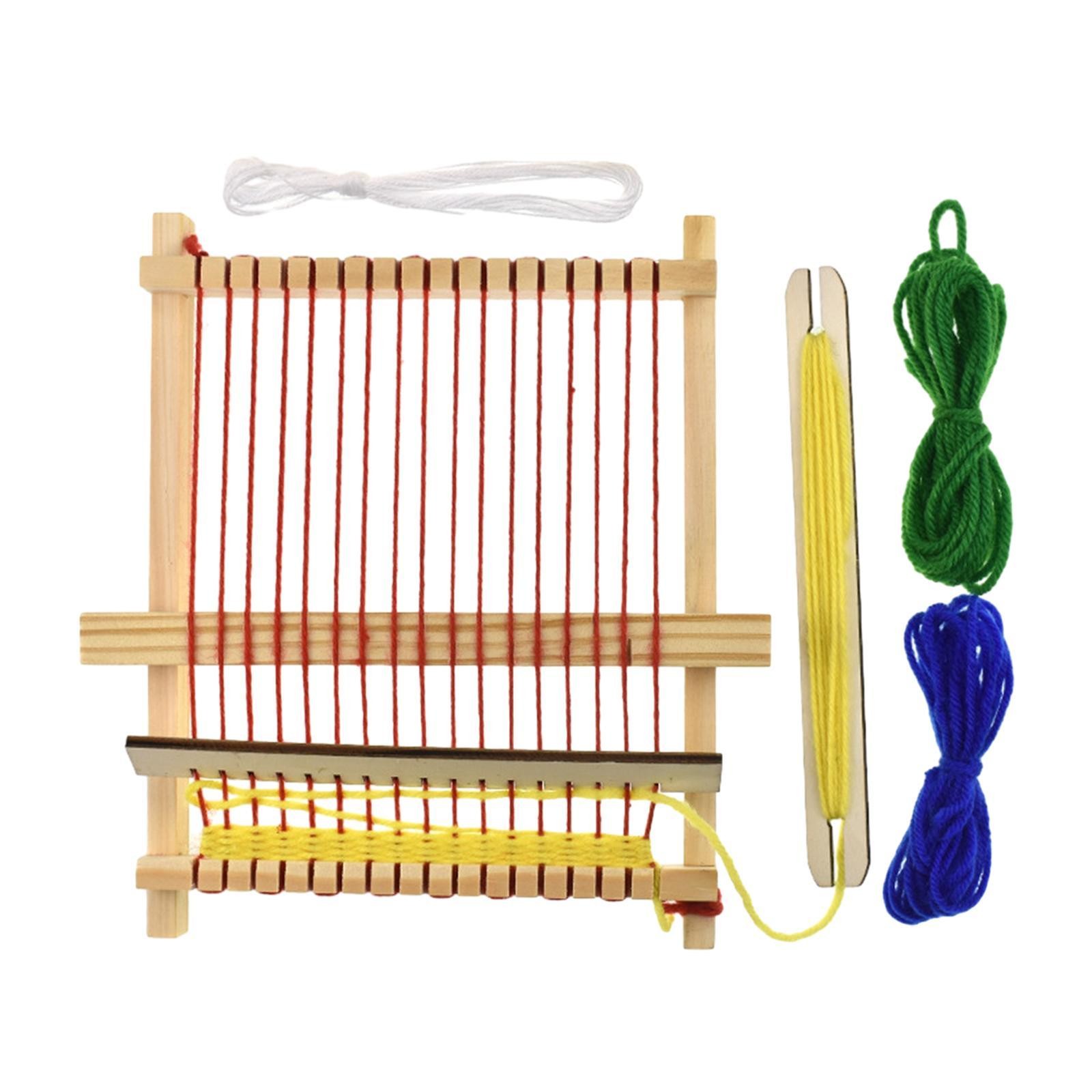 Wooden Weaving Loom Hand Weaving Machine DIY Multipurpose Handcraft Kids