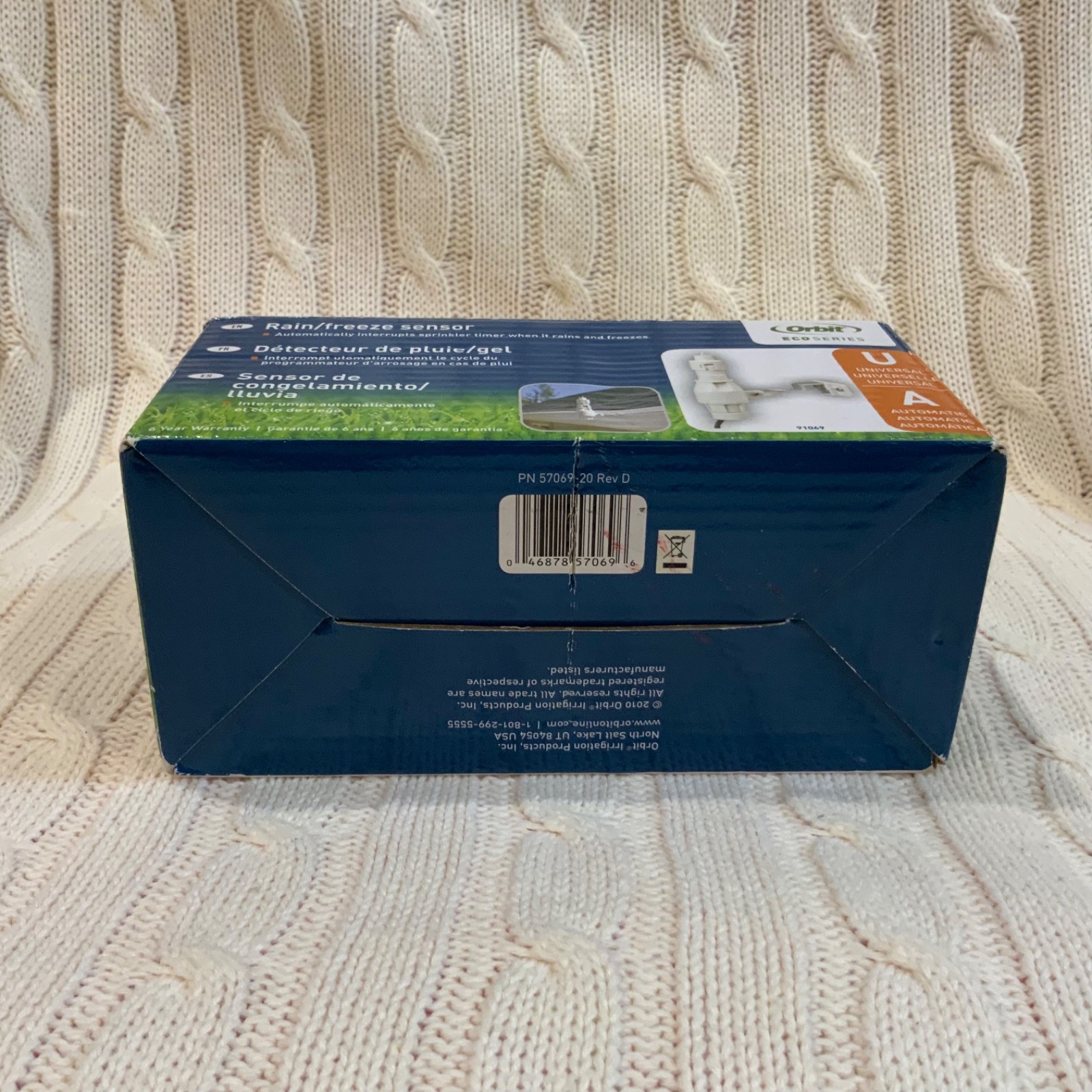 Orbit Eco Series Rain/Freeze Sensor Interrupts Sprinkler Timer 91069, Universal