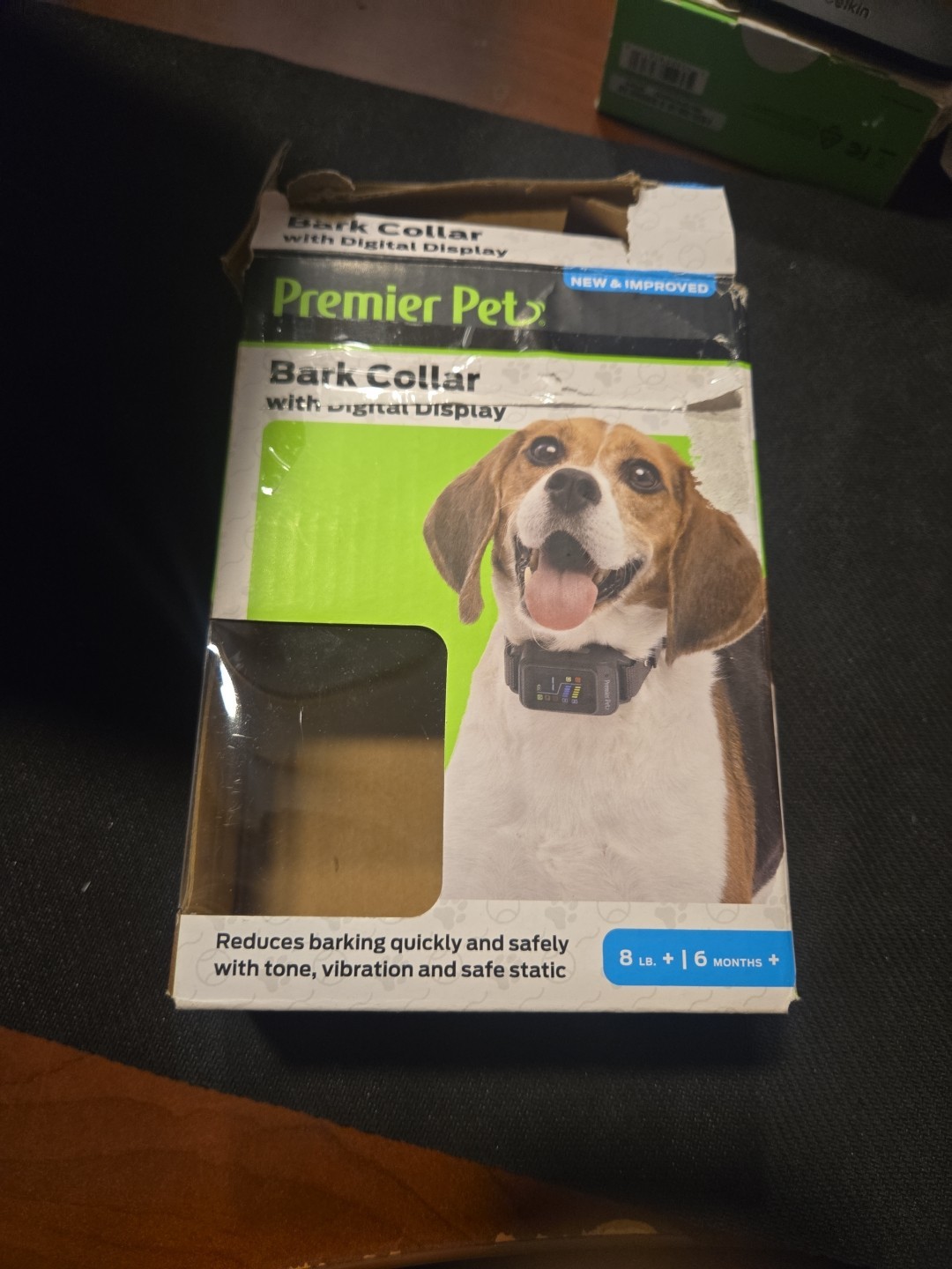 Premier Pet Bark Collar with Digital Display Reduces barking quickly & safely (K