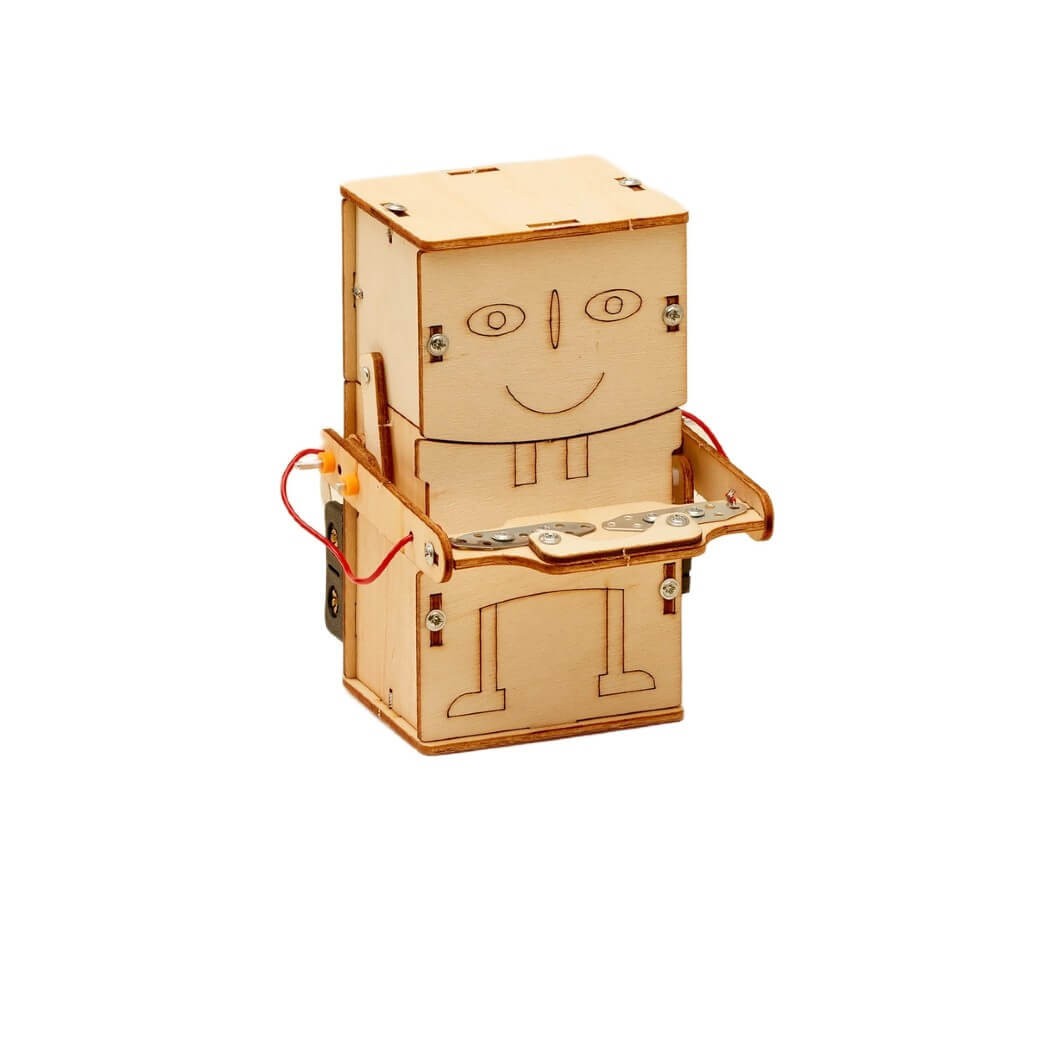 Kitsville DIY STEM Kit, Robot Money Bank
