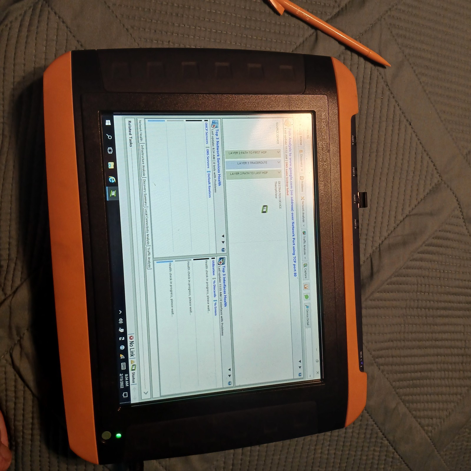 NetScout OPVXG-EXPT OptiView XG Network Analysis Tablet, 10 Gbps