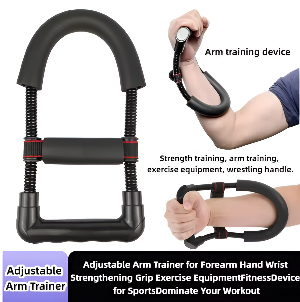 Grip Power Adjustable Wrist & Forearm Hand Strength Trainer Exercise