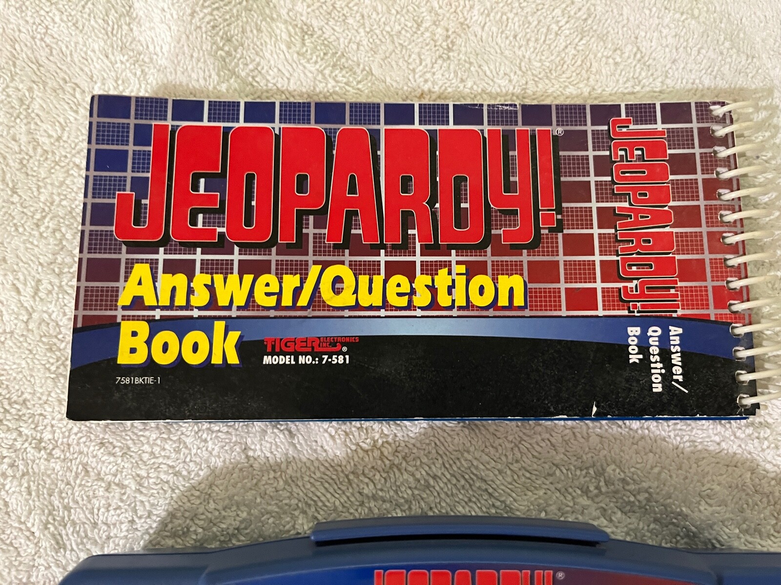 Jeopardy Handheld Electronic Games 1995 with Answer Question Book