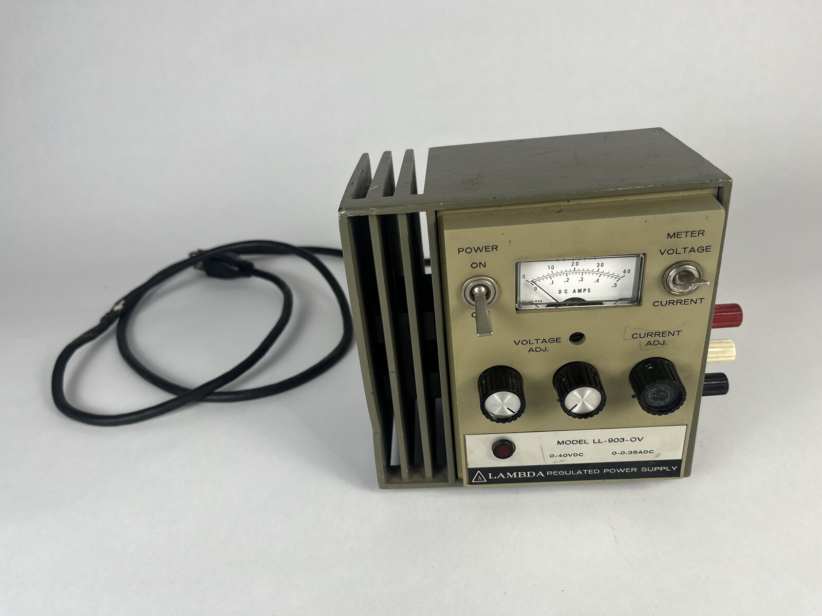 Lambda LL-903-OV Regulated Power Supply 0-40VDC 0-0.35ADC Tested Working