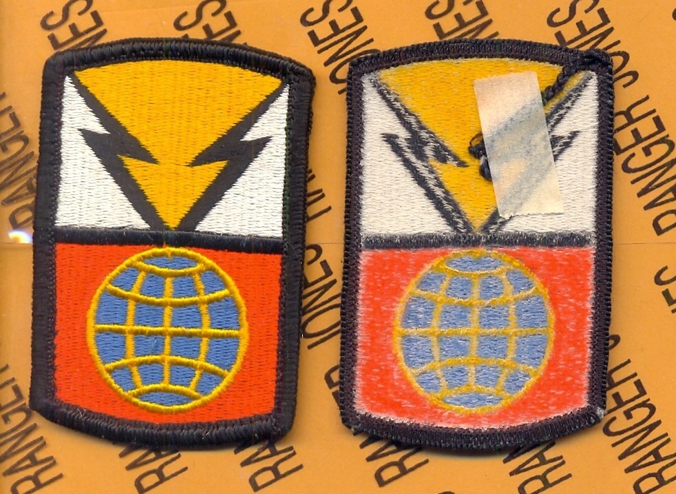 US Army 1108th Signal Brigade ~3" uniform shoulder patch m/e