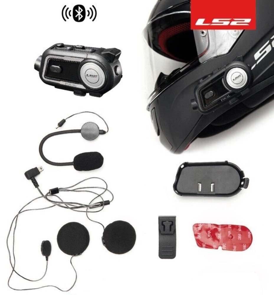 LS2 04-242 Focal Bluetooth Communication & Camera System for Motorcycle Helmet