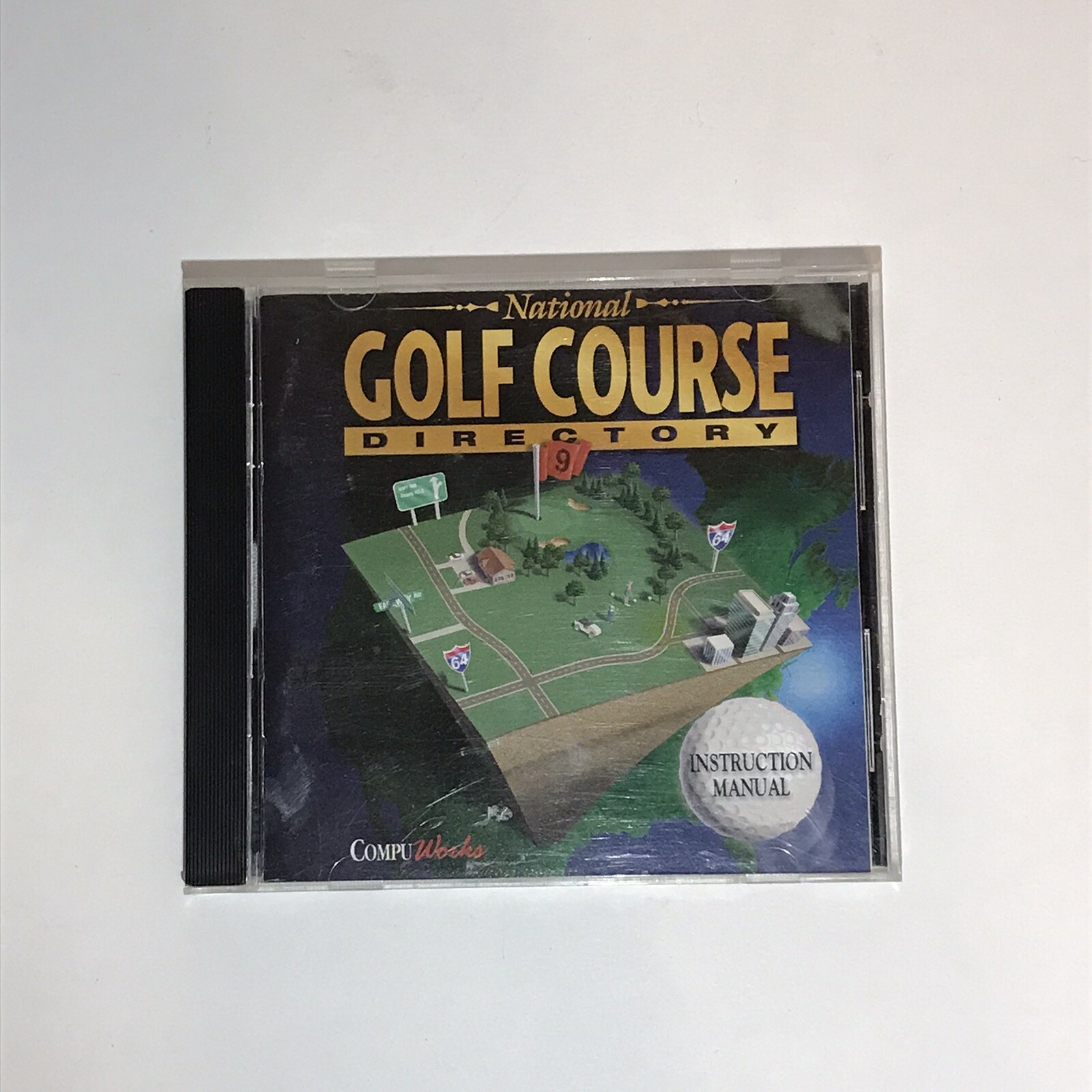 National Golf Course Directory PC CD-ROM Database Windows 95/98 CompuWorks 1998