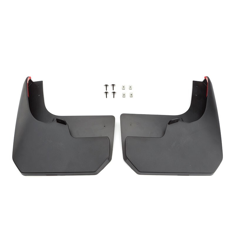 OEM 2019-2026 Chevy Silverado 1500 Front Molded Splash Mud Guards Black 84649174