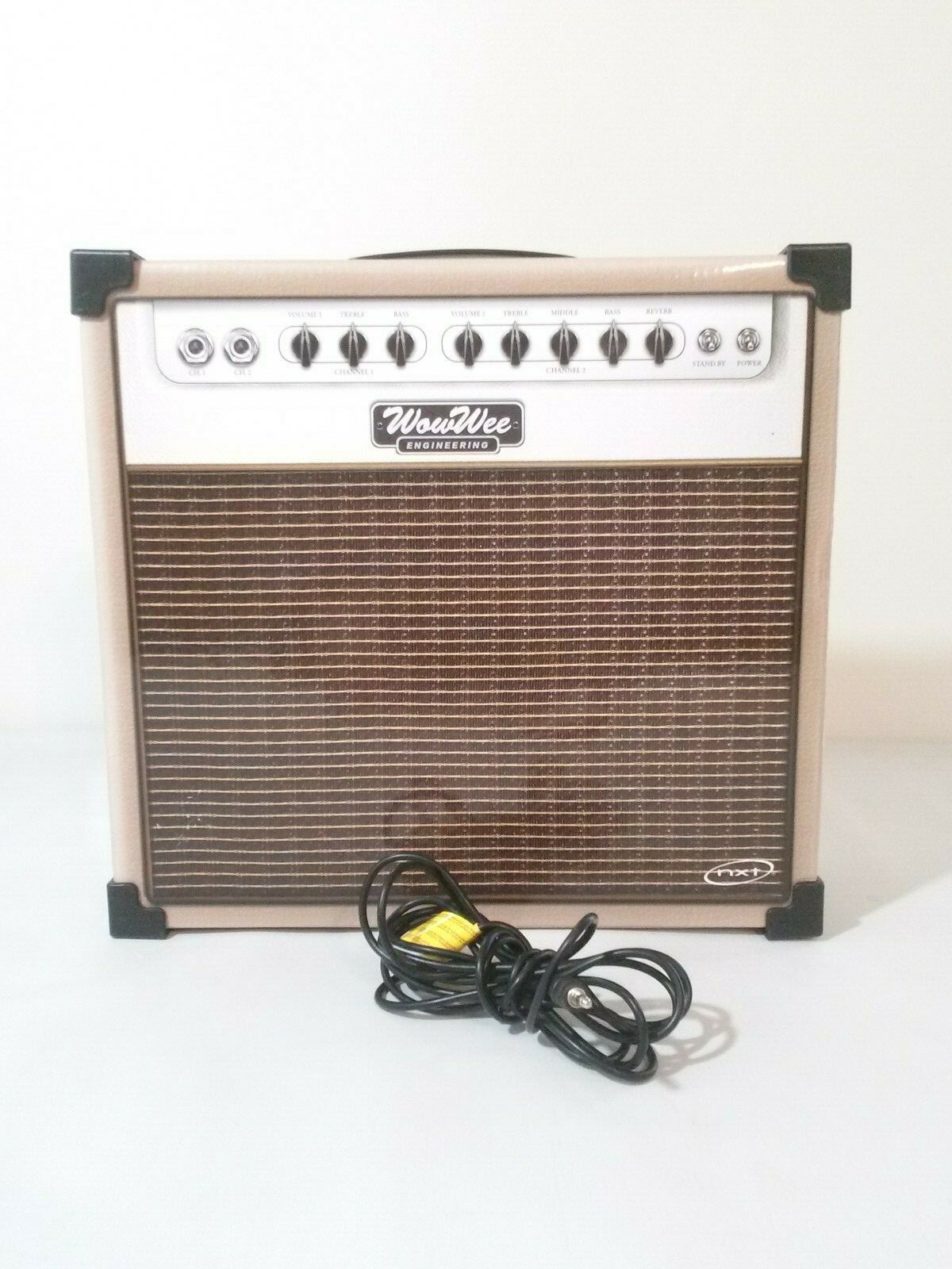 Paper Jamz Brown and White Toy Amplifier WowWee Used Cardboard Box Speaker