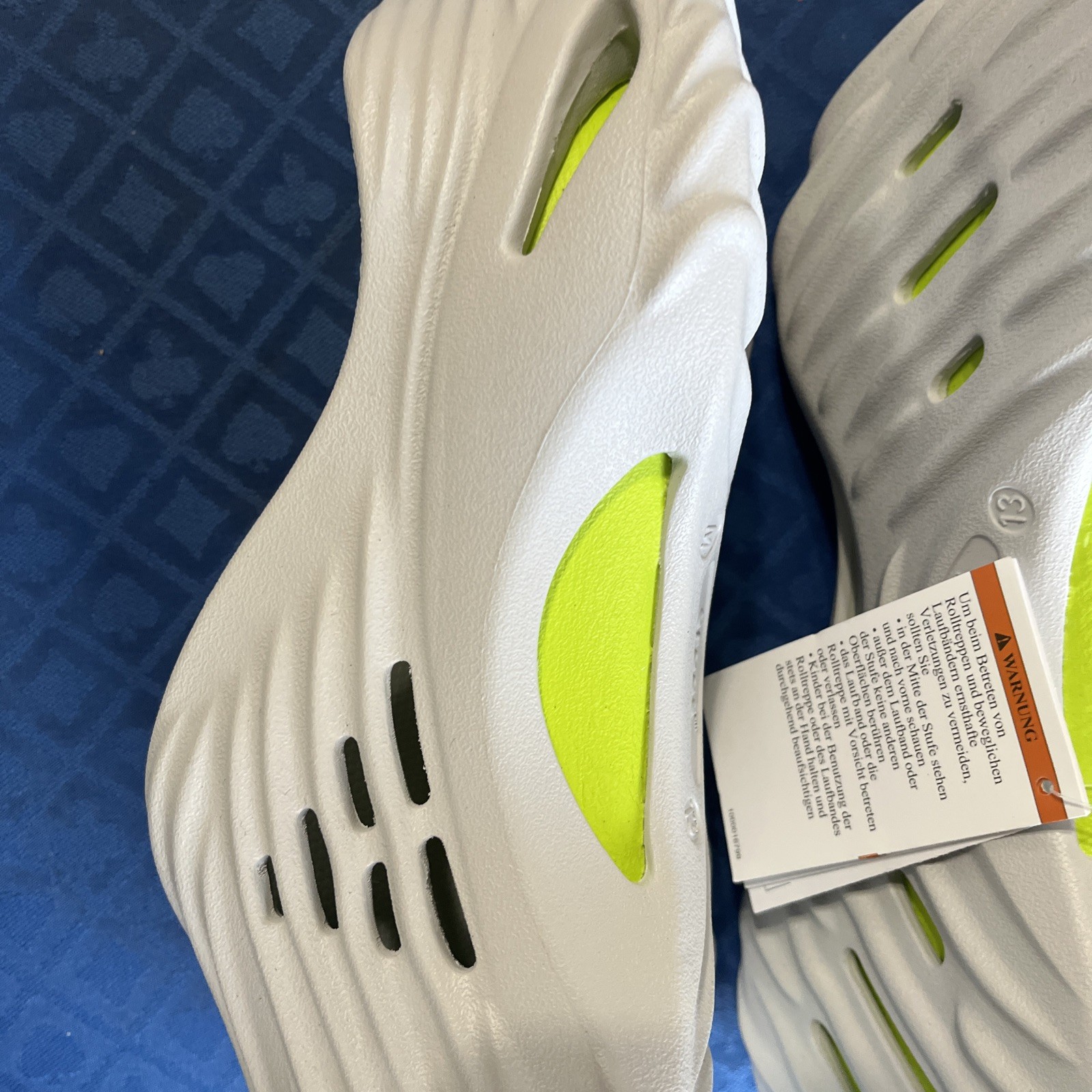 Men's Crocs Echo Wave Atmoshpere/Lime Punch 210521-1FT - NEW Men’s Size 13