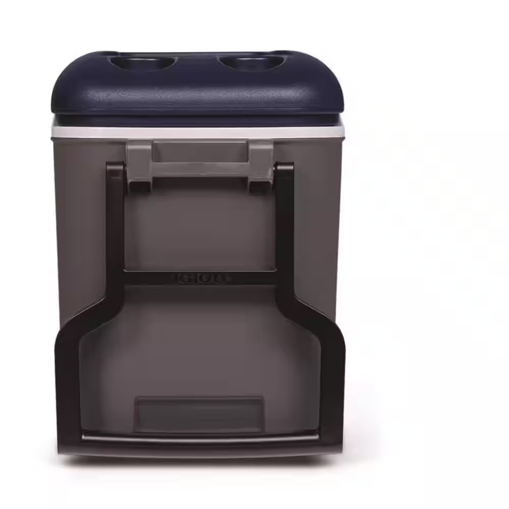 Maxcold Gray 40 Qt. Roller Cooler