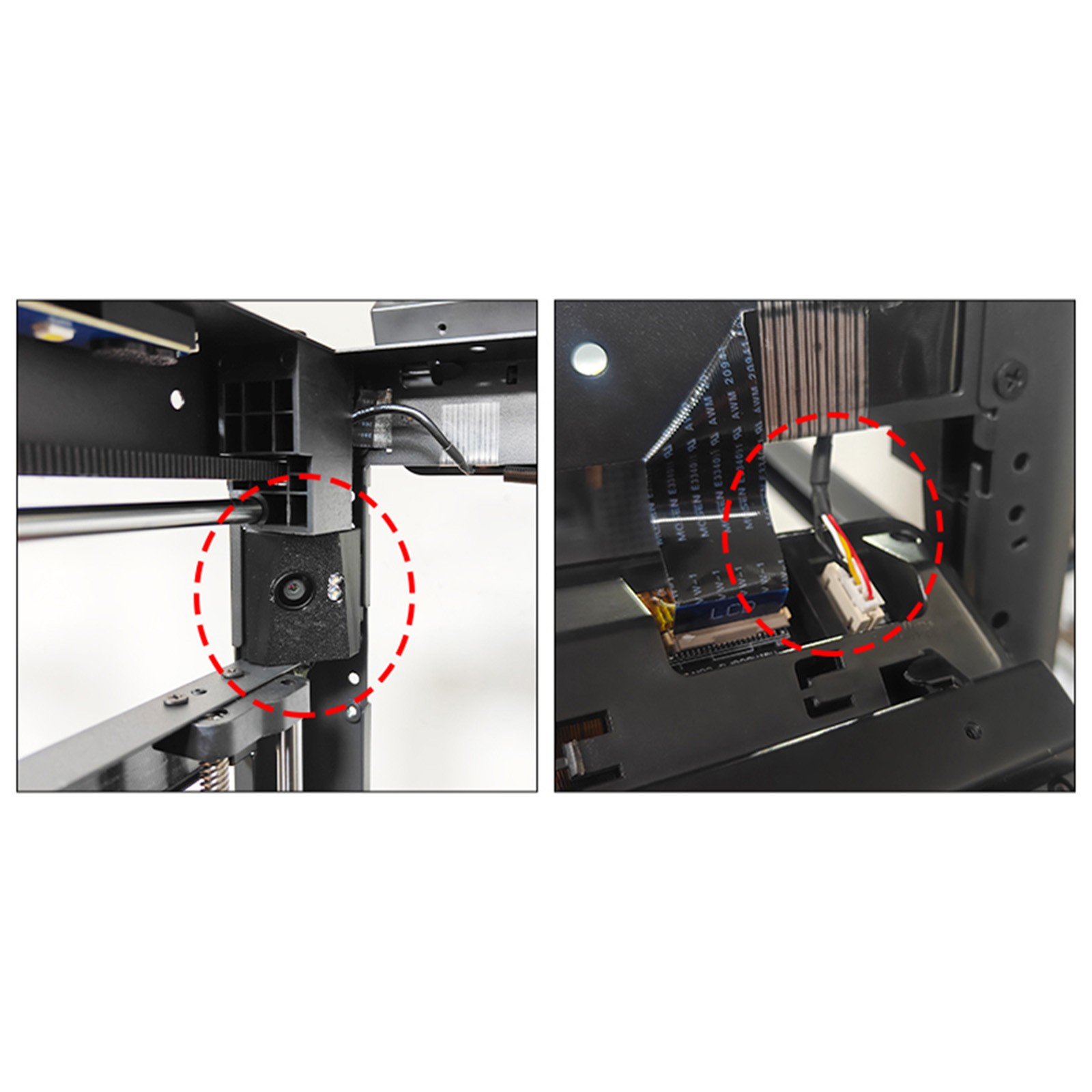 Printing Surveillance Camera Extension Cord for AD 5M/5M Pro 3d Printer