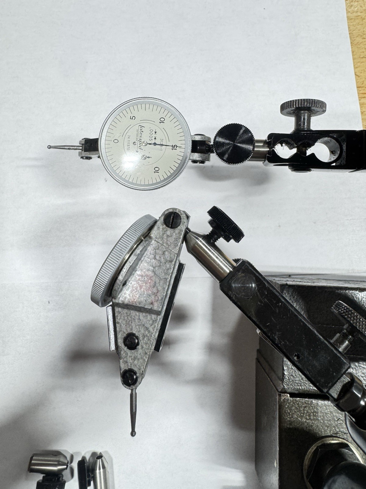 (2) interapid indicator Adapter Dia 3/8x1)