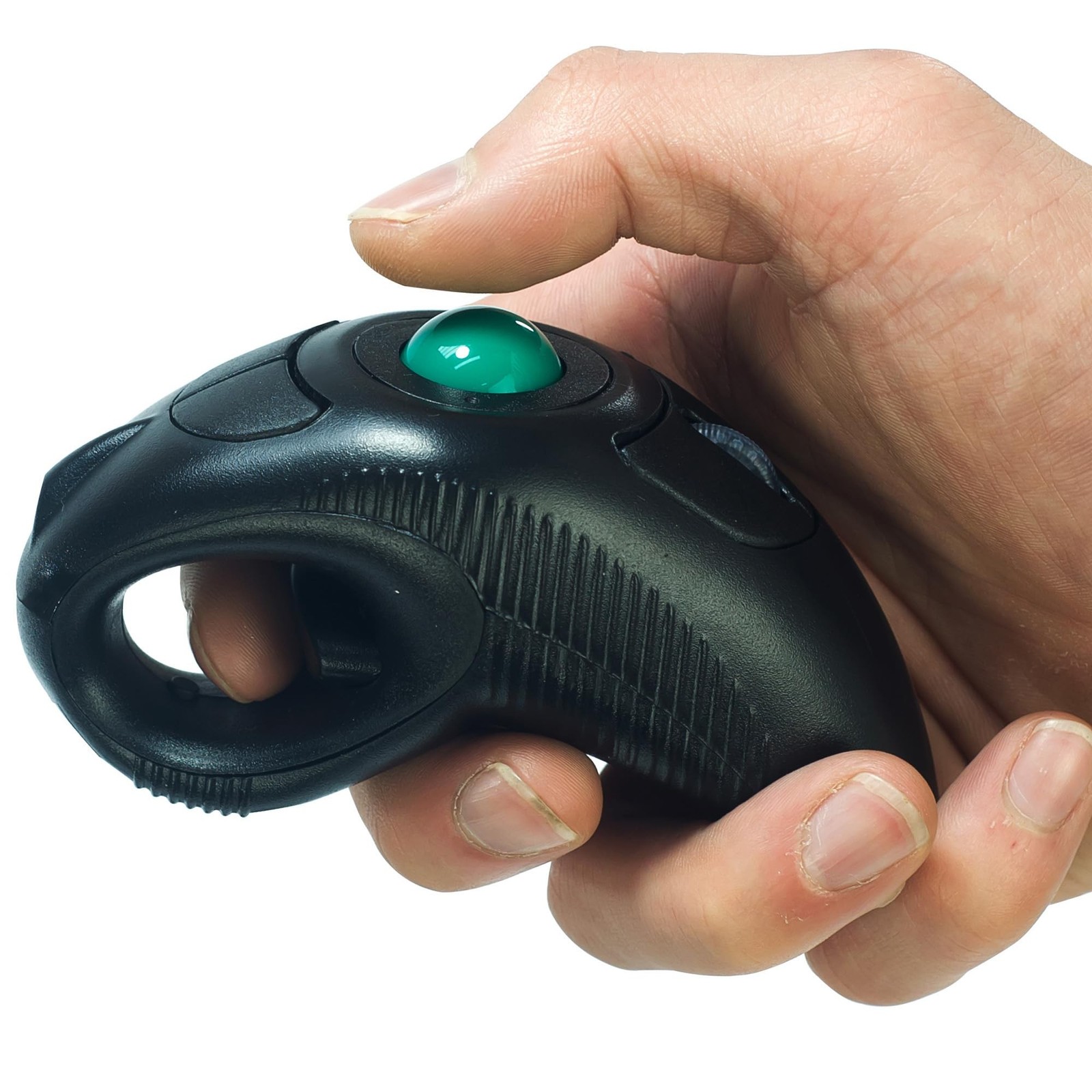 YUMQUA Finger Handheld Mouse, Trackball Mouse Wireless, 2.4GHz USB Wireless F...