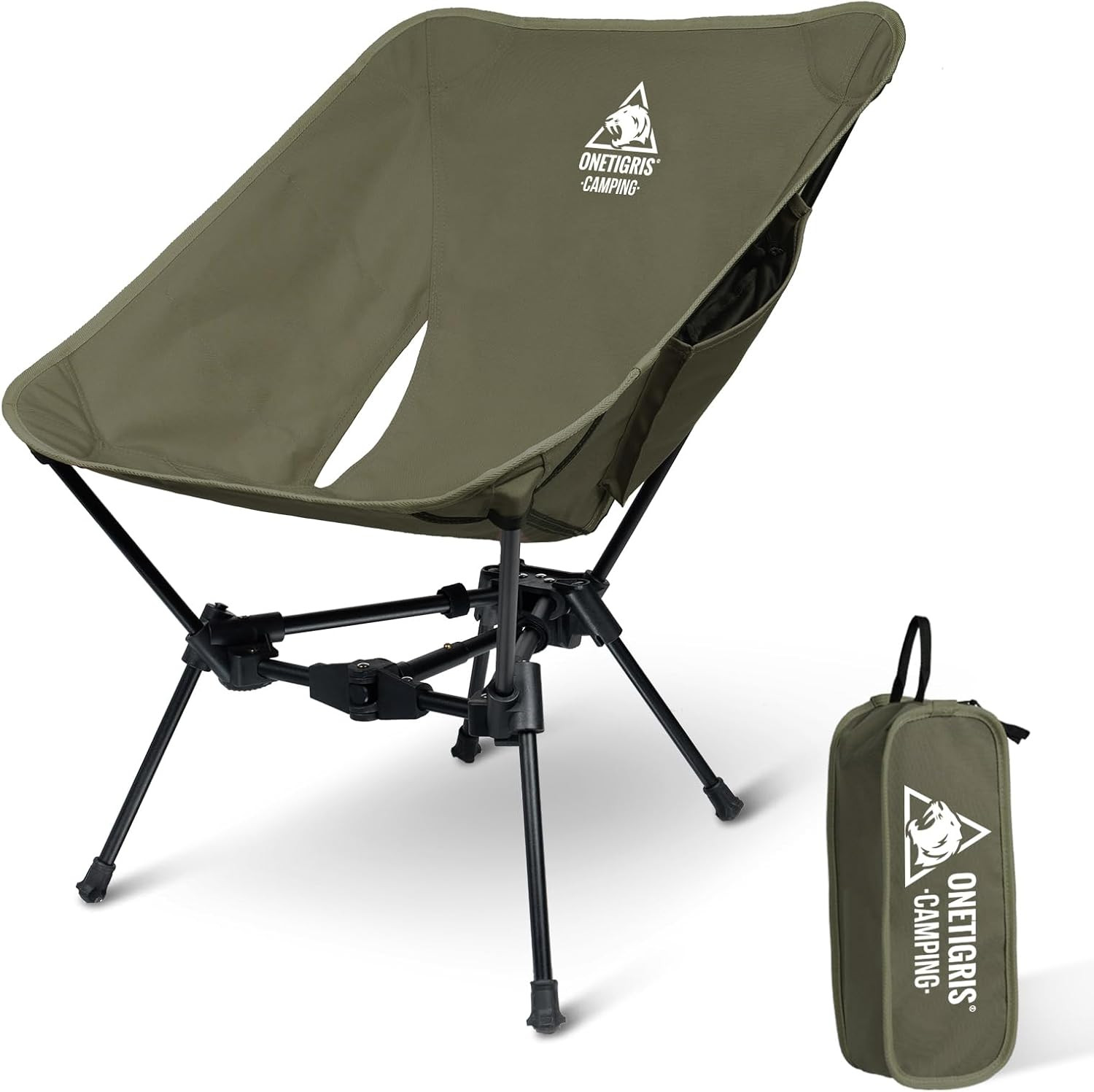 Tigerblade Camping Chair, Lightweight Folding Backpacking Hiking Chair - 330 Lbs