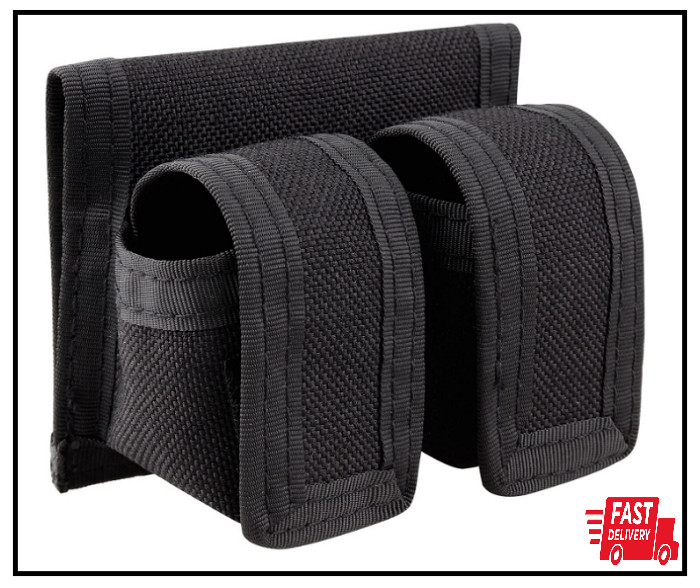 Kosibate Speedloader Pouch, Speed Loader Pouches Nylon Fits Revolver S&W 38 357