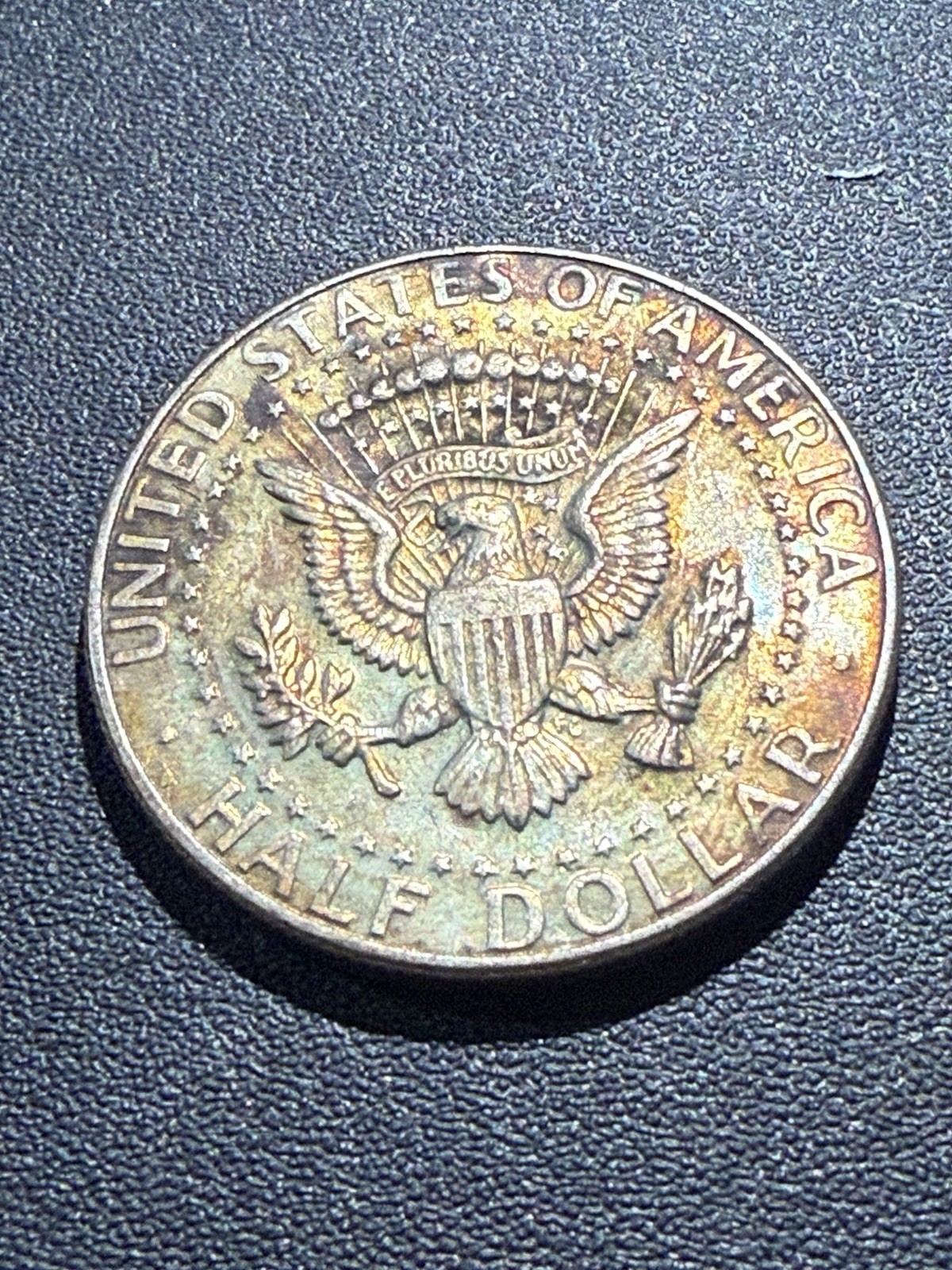 1986 - D Kennedy Half Dollar TONED