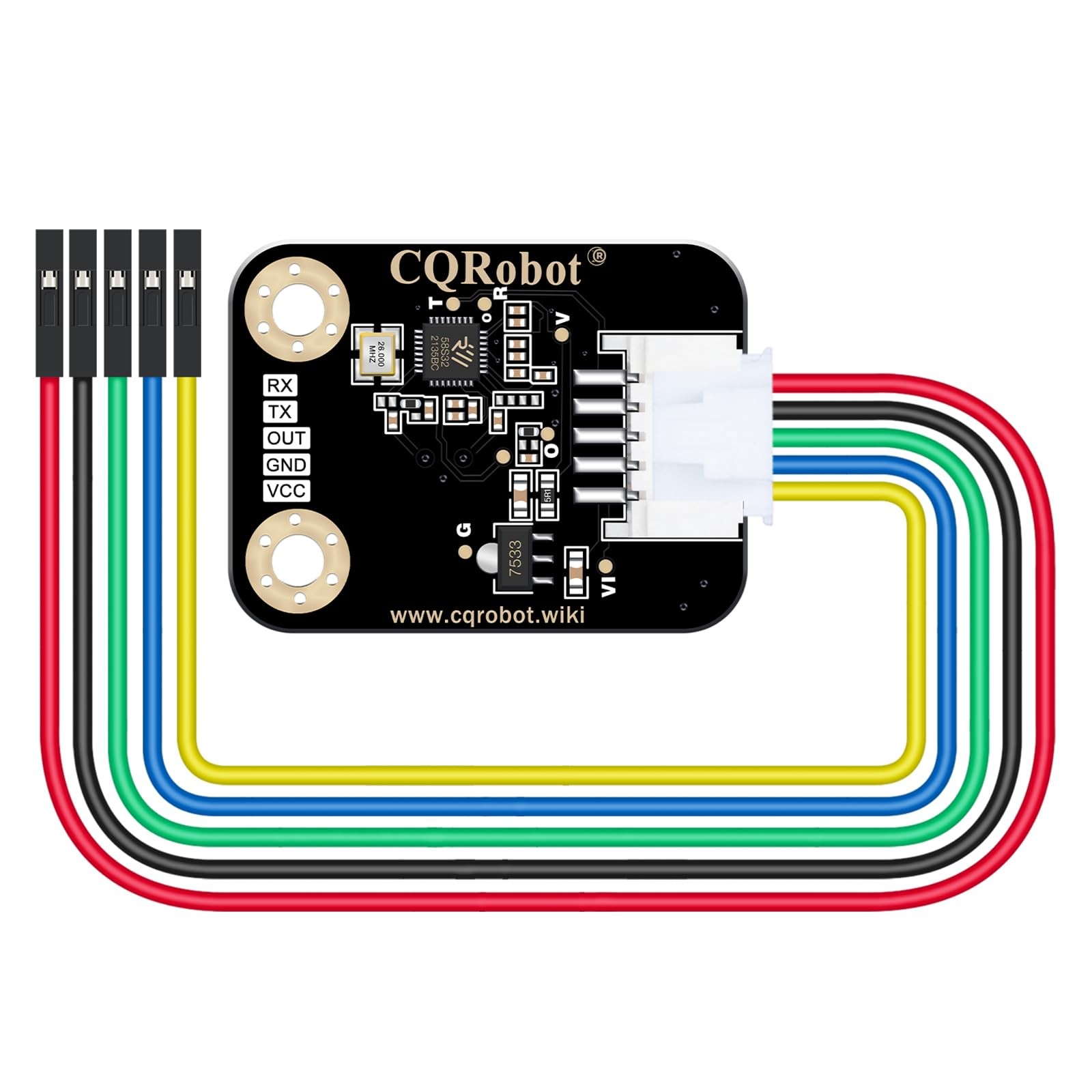 CQRobot 5.8GHz Doppler Effect Microwave Motion Sensor Compatible with black
