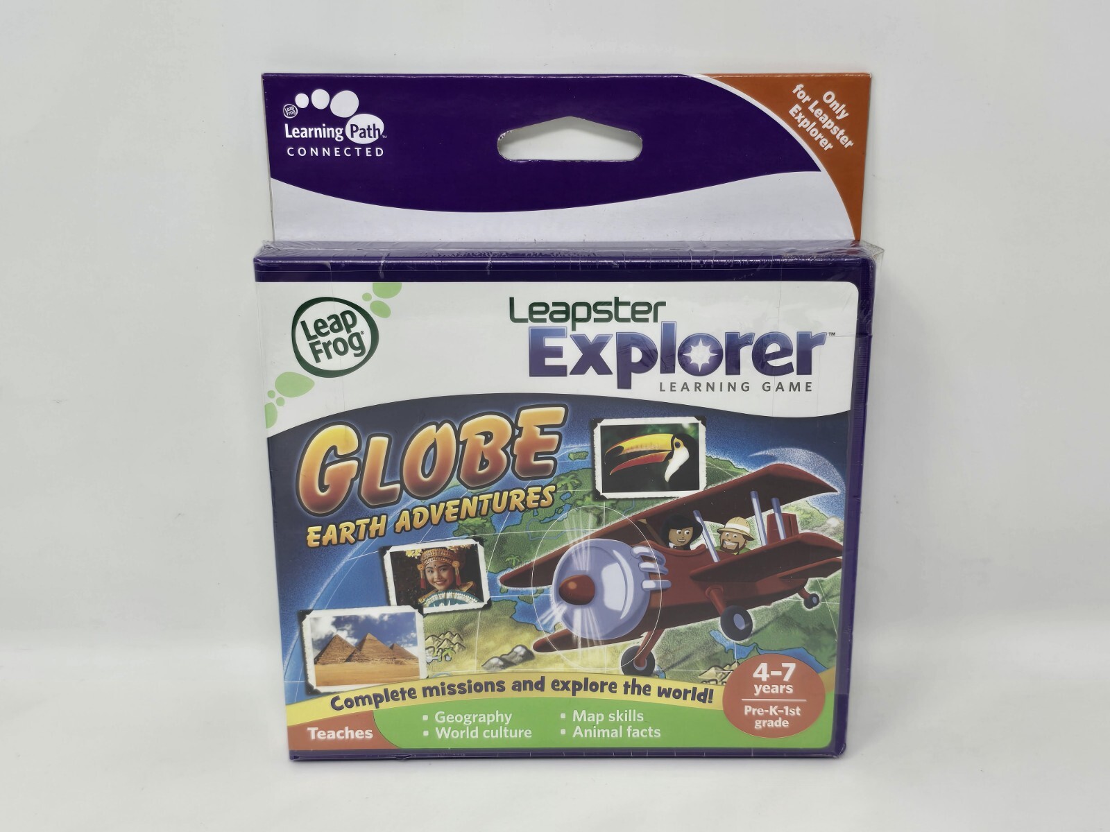 Globe: Earth Adventures - LeapFrog Leapster Explorer Learning Game 4-7 YO - NEW