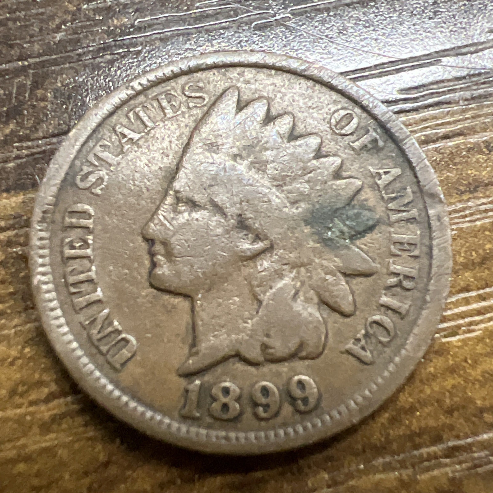 1899 Indian Head Penny Cent. Actual Coin. Shop Your Indian Heads Here