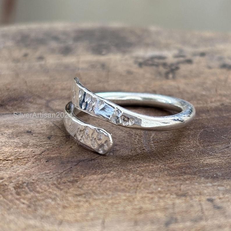 925 Sterling Silver Solid Ring Handmade Statement Anniversary Gift Ring R15