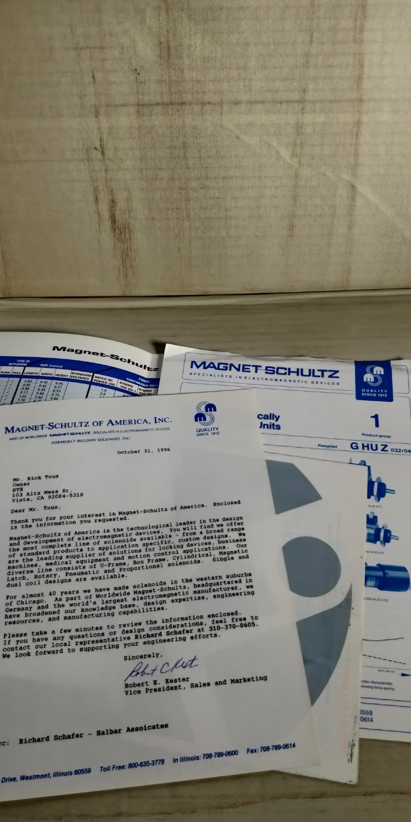 1996 MAGNET SCHULTZ solenoid selection guide / catalog C3