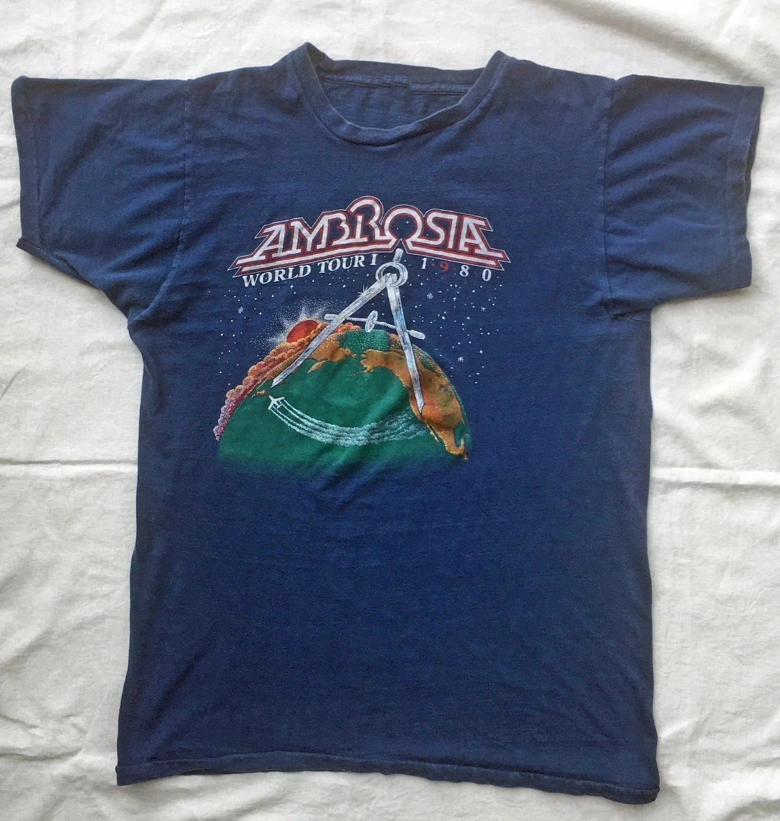 New 1980 Ambrosia World Tour 1 T-Shirt Size S- 5XL Gift For Fan