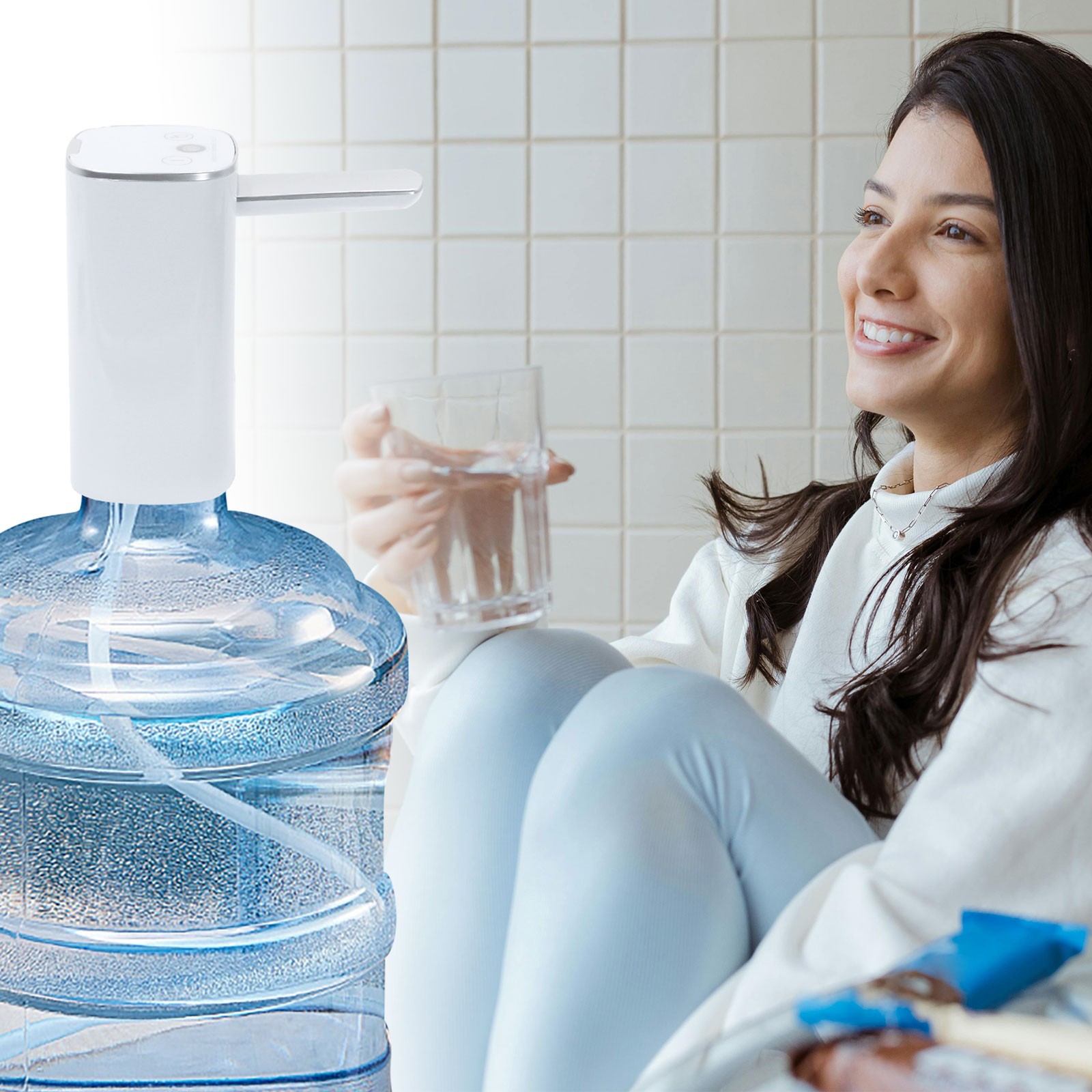 Water Bottle Switch Pump Electric Automatic Universal Jug Dispenser USB