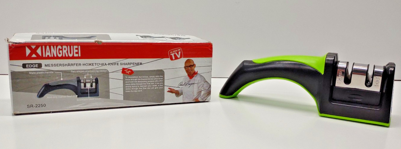 Xiangruei SR-2250 Knife Sharpener Fine and Coarse Ceramic NEW As Seen On TV