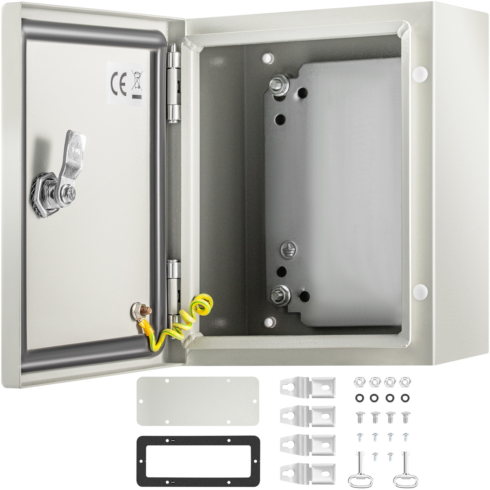 Steel Electrical Box Electrical Enclosure Box 10x8x6'' Carbon Steel IP65