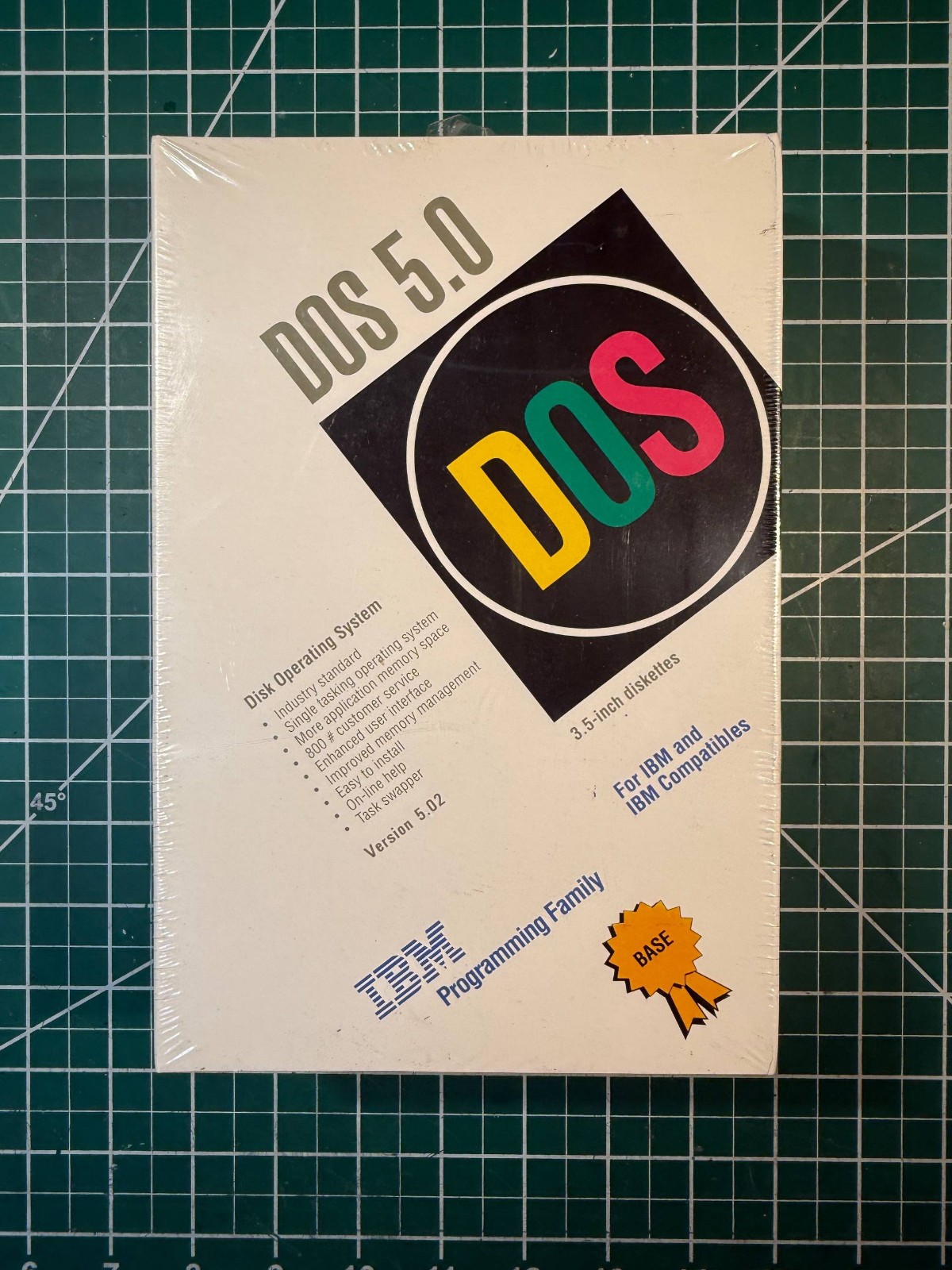 New Sealed Vintage IBM DOS 5.0 Inch 3.5” Disks