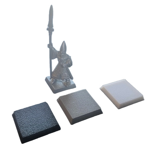 Pack of 25 Square 20mm Wargaming Plastic Bases Warhammer Wargames Oldhammer