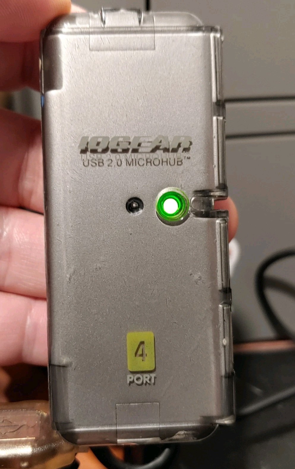 IOGEAR 4 PORT USB 2.0 MICRO HUB MODELGUH274 Original Owner Works