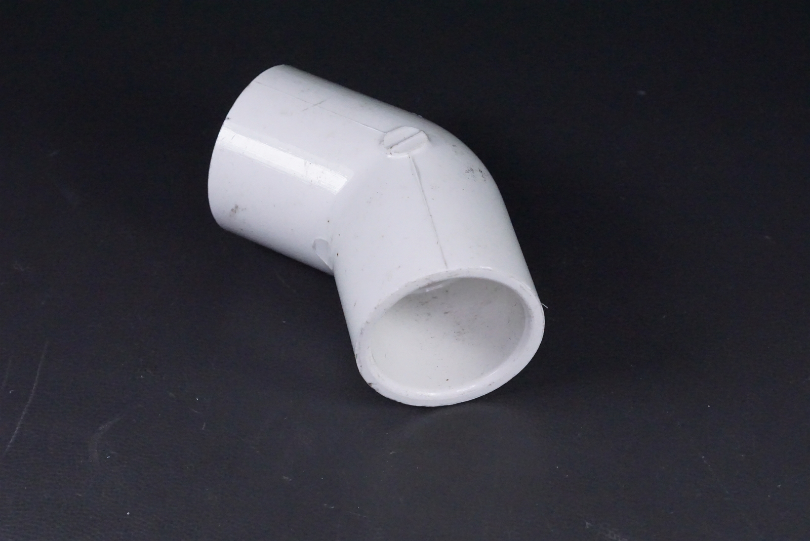 417-007 Spears PVC Fitting 45deg Elbow 3/4" Socket Schedule 40 Sch 40 White 45°