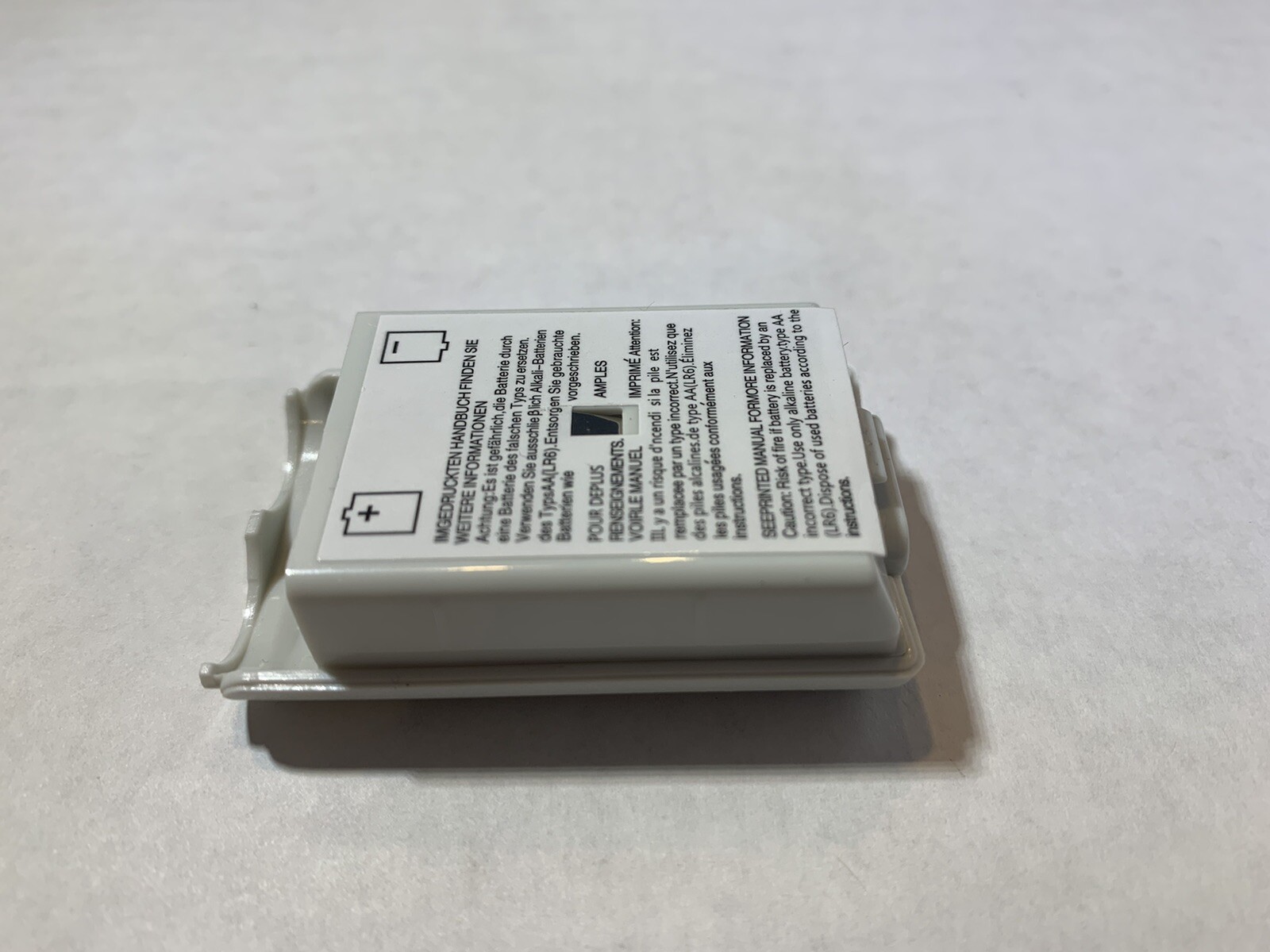 White AA Battery Back Cover Case For Xbox 360 Wireless Controller
