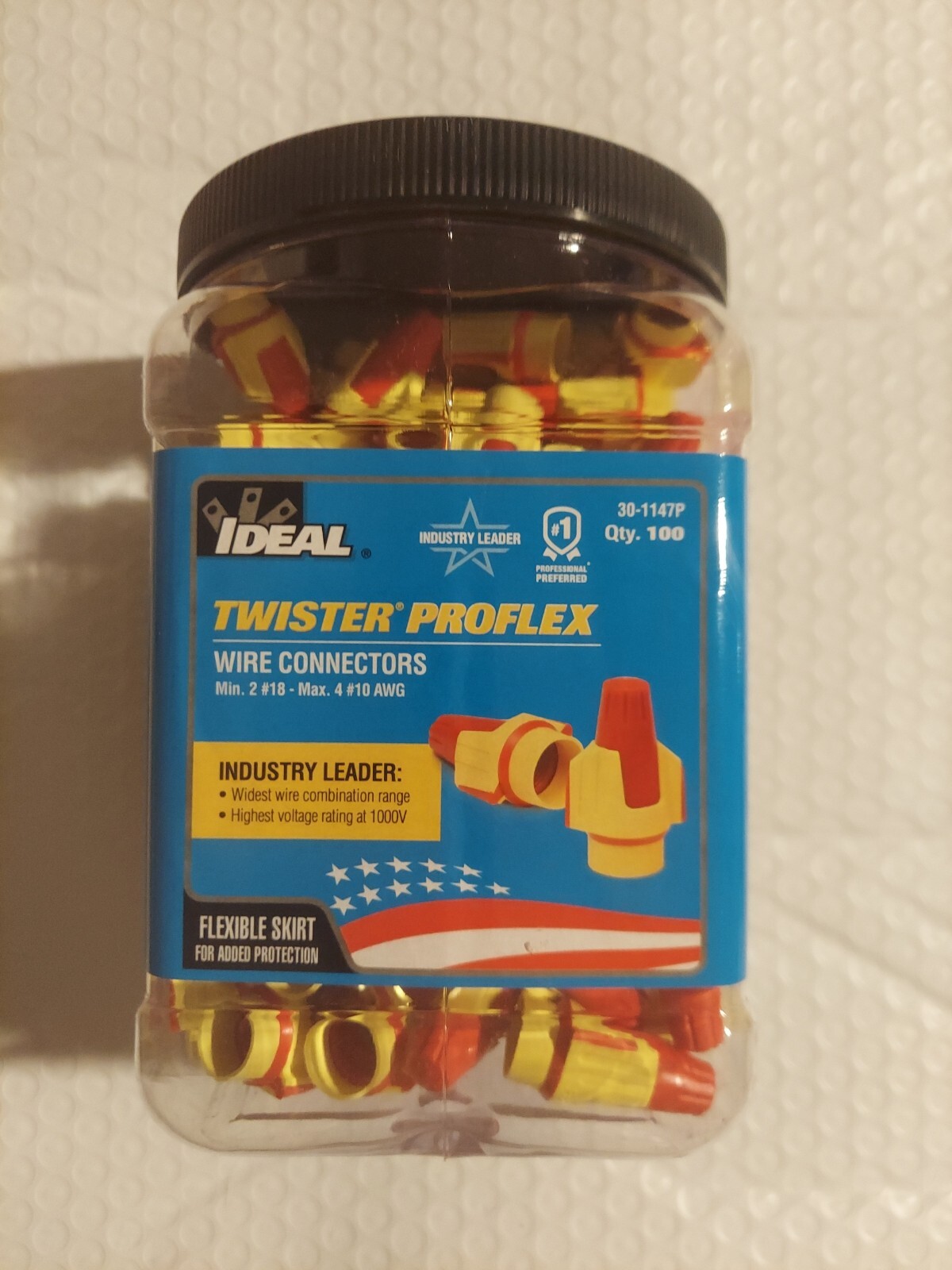 Ideal Twister Proflex Wire Connectors 100 Pack 30-1147P