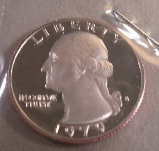 1979-S PROOF WASHINGTON QUARTER TYPE 2 CLEAR MINT MARK AAF