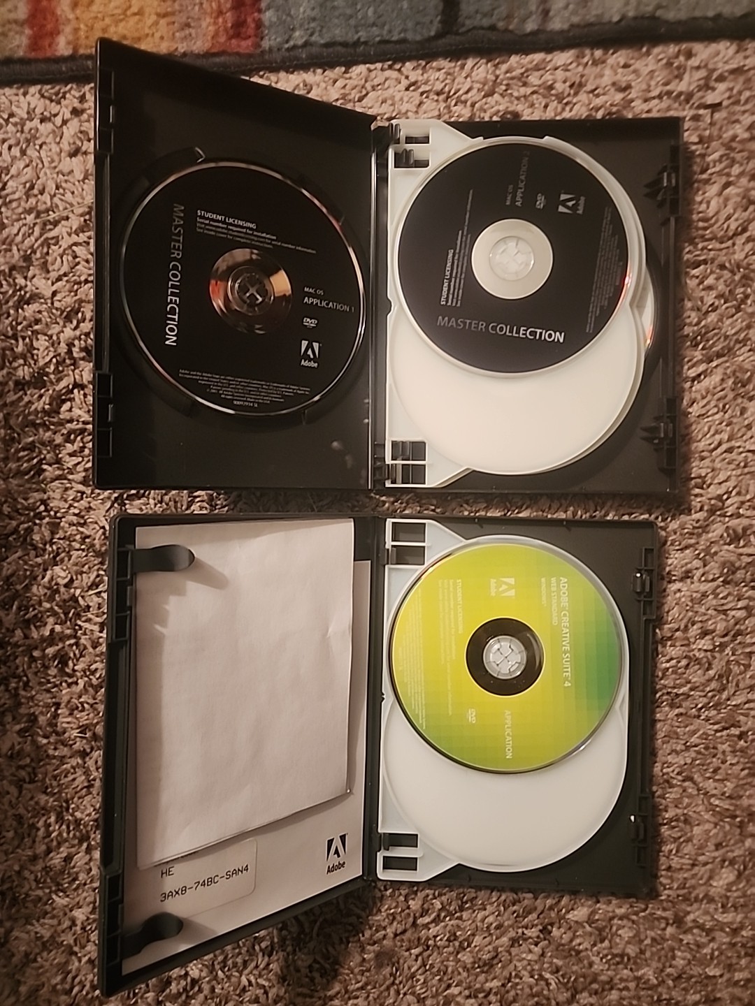 ADOBE CS4 CREATIVE SUITE 4 MASTER COLLECTION DVD Windows (Student Licensing)